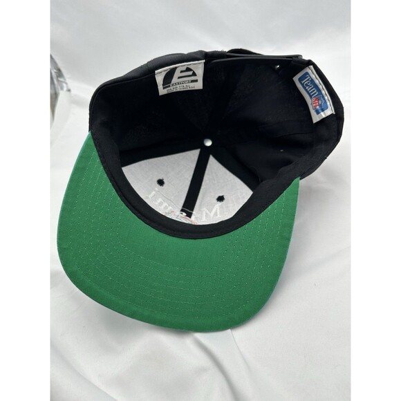 Vintage Miami Dolphins Hat Men Black Eastport Snap Back Cap embroidered - Picture 8 of 12